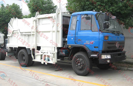 掛桶式壓縮垃圾車 掛桶式壓縮垃圾車