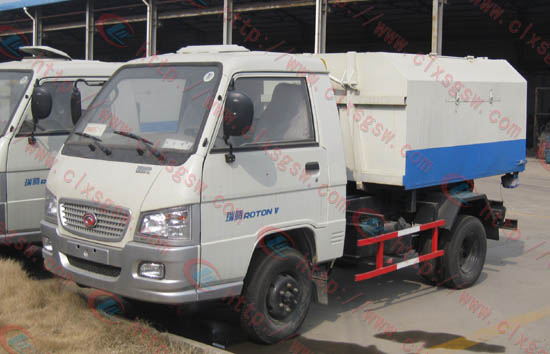 福田3方勾臂垃圾車